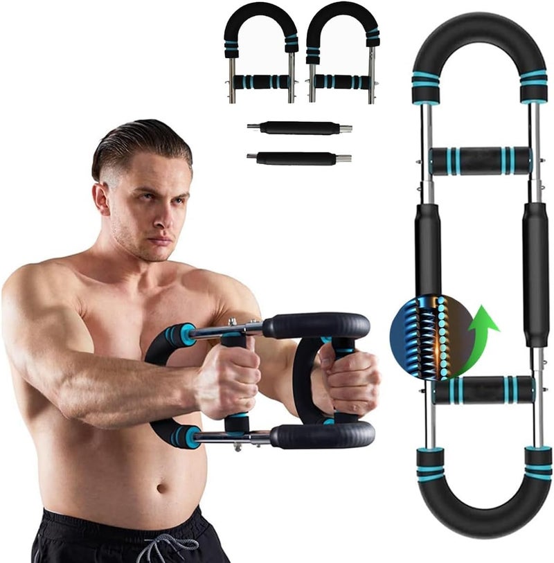HOTIMO Twister Arm Trainer - Adjustable 60-110lb Resistance with High-Tensile Steel Spring, Portable Arm & Chest Workout Equipment for Forearm, Triceps Strength Training, Home Workout Equipmen for Men&Women - Image 1